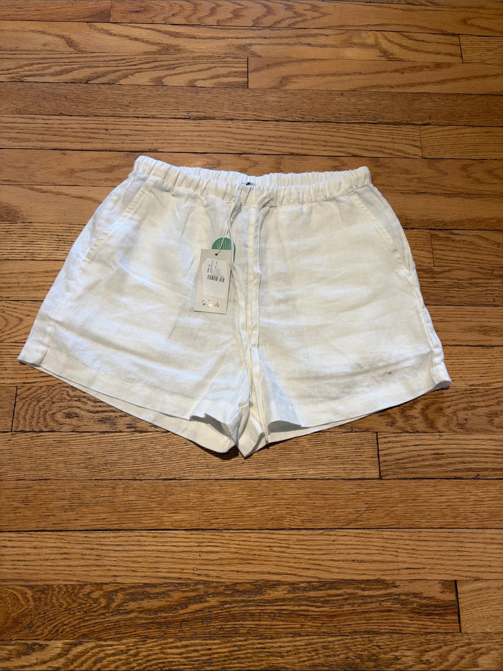 NWT Women’s XS Rails Jenner White Linen Shorts